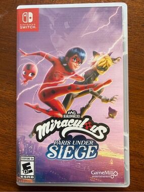 Nintendo Switch Miraculous: Paris Under Siege - Purple & Red Cover
